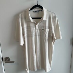 Travis Matthew Men's Cream Polo Shirt